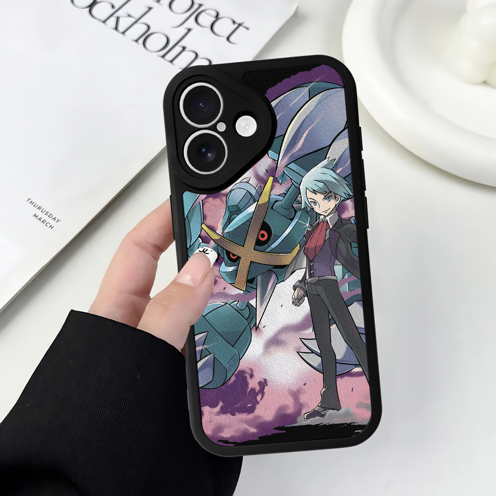 （画像用） ポケットモンスター Pokémon 【iPhone 16シリーズ対応】シリコンスマホケース（レザー調） 材質：シリコン